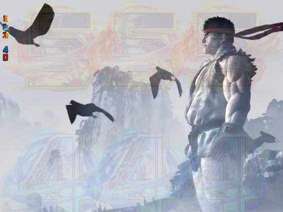 PストリートファイターV ファイター全回転