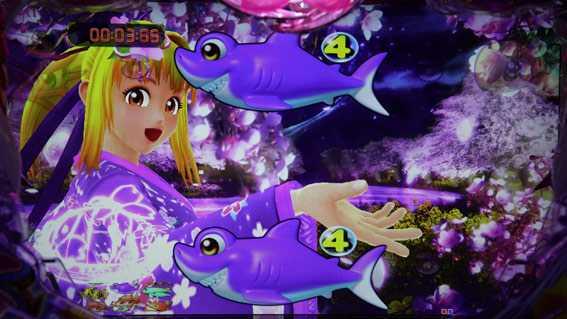 Pスーパー海物語 IN 沖縄5 夜桜超旋風 夜桜ゾーン