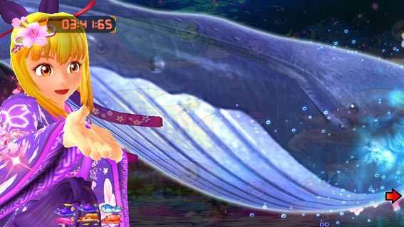 Pスーパー海物語 IN 沖縄5 夜桜超旋風　クジラ