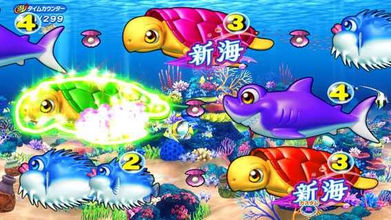 PA新海物語　カメ図柄前兆予告