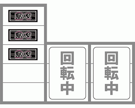 島唄の最初に狙う図柄