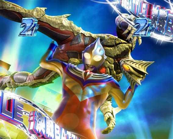 ウルトラマンティガ　VSキリエロイドⅡ