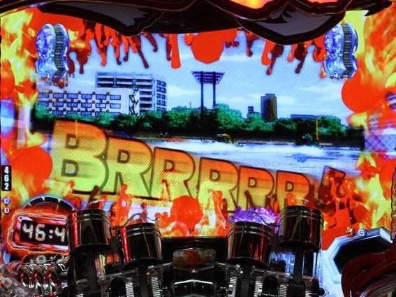 モンキーターン超抜 赤エフェクト