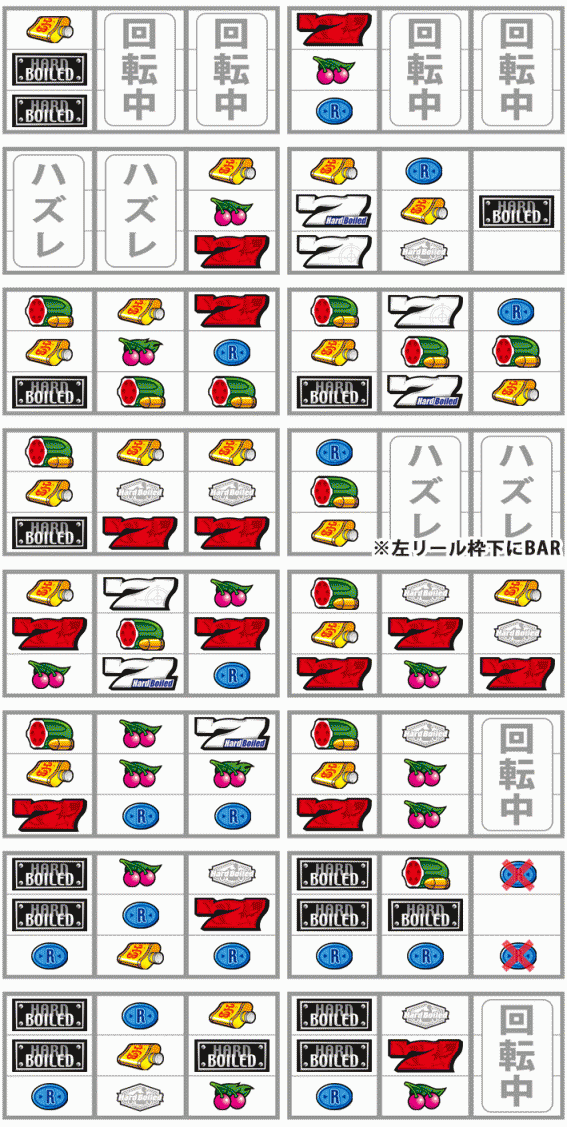 ハードボイルド　リーチ目