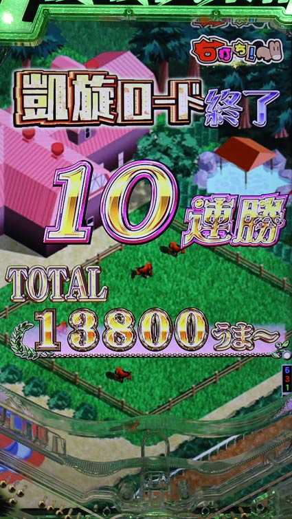 GⅠ優駿倶楽部2 リザルト画面