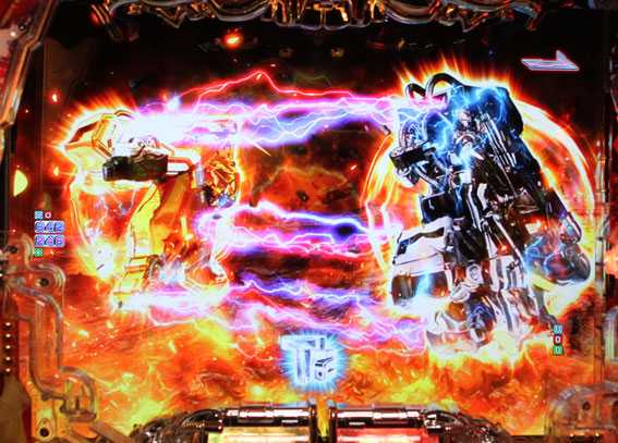 Pターミネーター2 7図柄テンパイ煽り予告