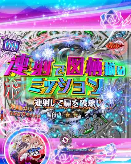 PA緋弾のアリア緋弾覚醒編　連射で図柄揃いミッション