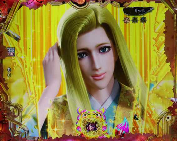 真花の慶次3黄金一閃　キャラカットイン演出