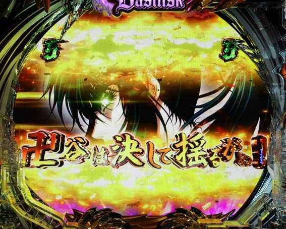 真バジリスク 豪塊W 319 金カットイン