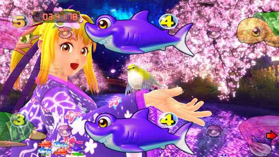 スーパー海物語IN沖縄5 夜桜超旋風99　夜桜ゾーン