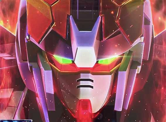 ユニコーンのユニコーンガンダム発進演出