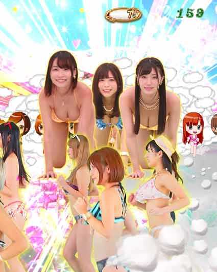 ジューシーハニー ハーレム　合体女群予告