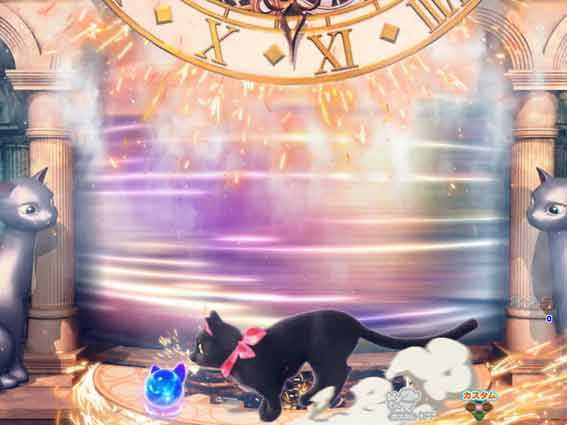 わんにゃん 黒猫時間変化予告