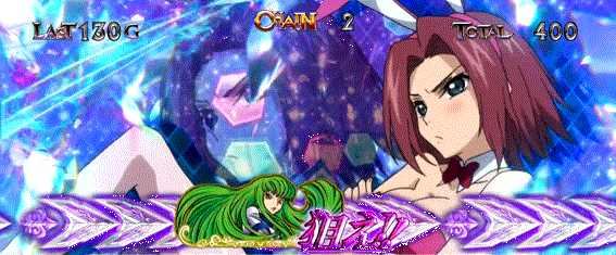 コードギアス反逆のルルーシュ3C.C.&カレン　カレンタイム　C.C.図柄狙えカットイン