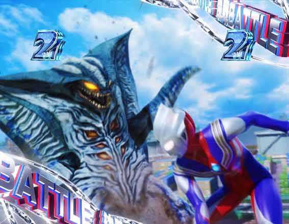 ウルトラマンティガ 超光ライト VSガゾートⅡ