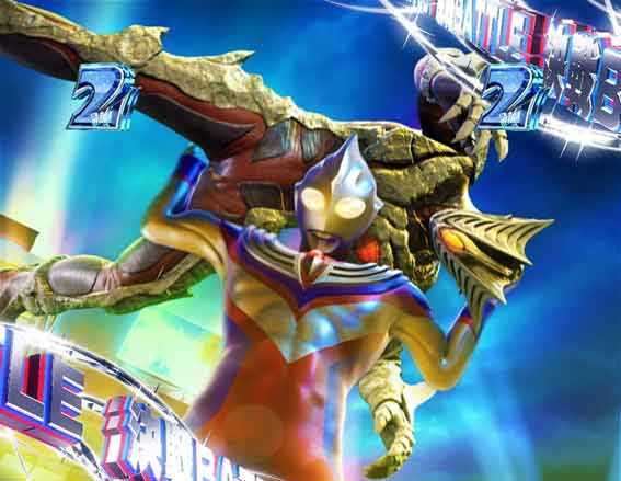 ウルトラマンティガ 超光ライト VSキリエロイドⅡ