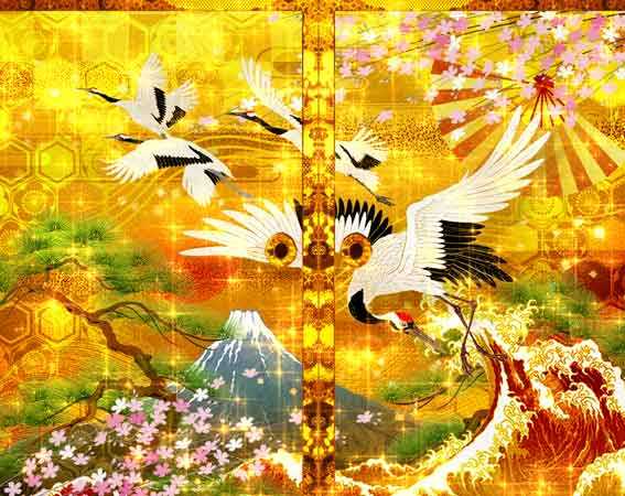花の慶次裂 襖