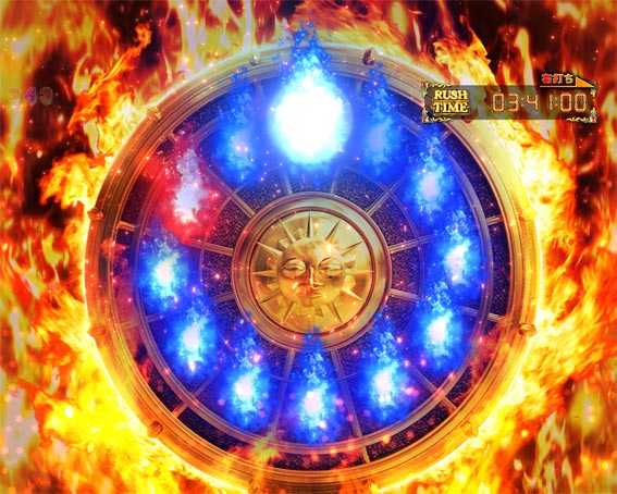 聖闘士星矢超流星 ライト 火時計演出
