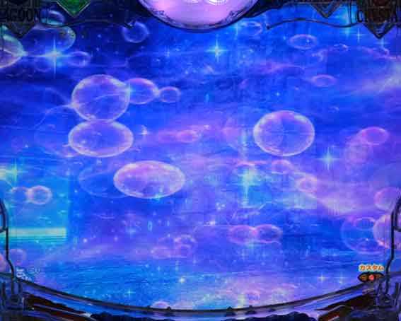 大海5ブラック 変動開始時図柄アクション予告