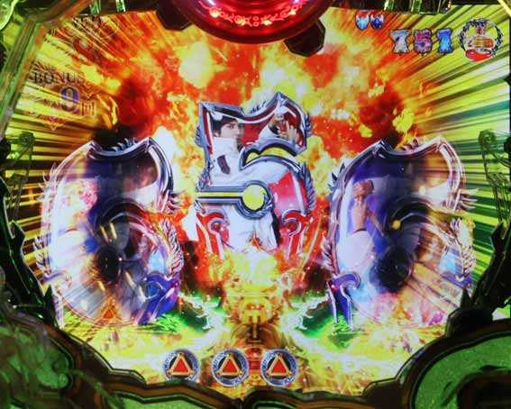 激デジ牙狼月虹ノ旅人 図柄カウントアップリーチ