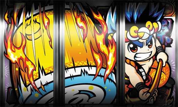 ドラム花火の源さん 木槌ドーン予告