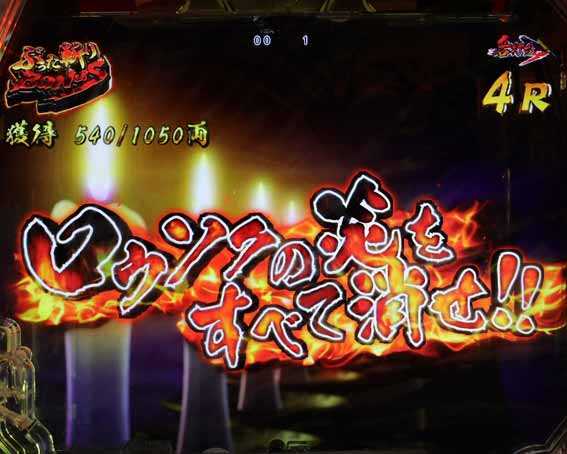 座頭市物語 蝋燭チャレンジ