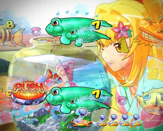 海物語 極JAPAN 金魚鉢リーチ