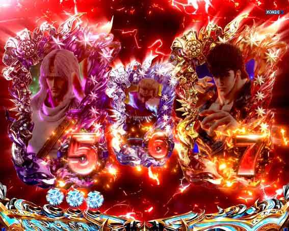 デジハネP北斗の拳 慈母 図柄連続予告