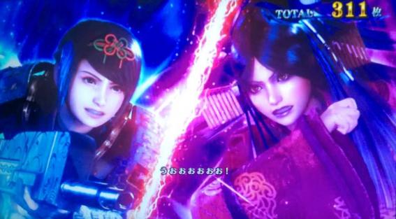 スマスロ新鬼武者３の鬼バトル