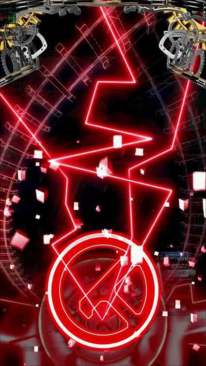 仮面ライダー電王 デカヘソ 入賞時フラッシュ予告