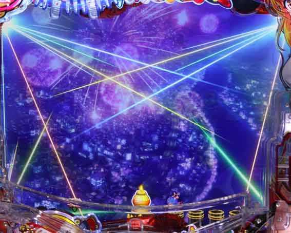 海物語 極JAPAN Withナギナミ レーザーライト前兆