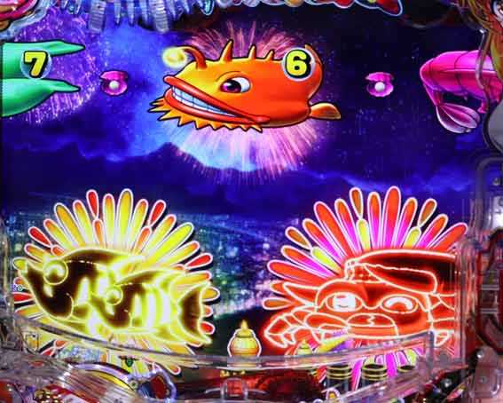 海物語 極JAPAN Withナギナミ 花火変動予告