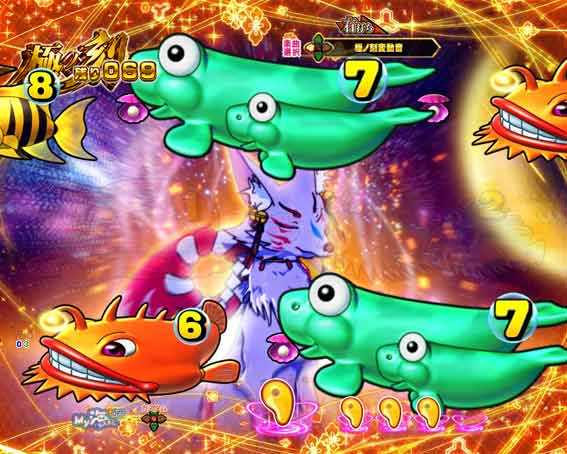 海物語 極JAPAN Withナギナミ 降臨図柄煽り演出