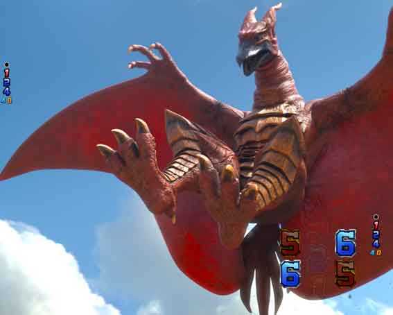 ゴジラ対エヴァンゲリオン2 超デカシルバー　CGリーチ