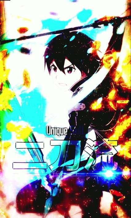 eソードアートオンライン 閃光の軌跡 99Ver　二刀流演出