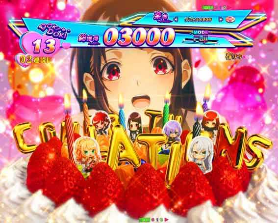 eいせれべ　祝福ケーキ予告