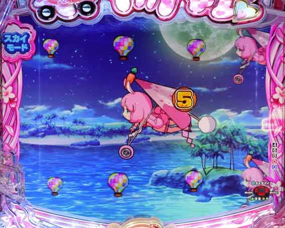 乗物娘2 79ver 甘デジ　夜背景