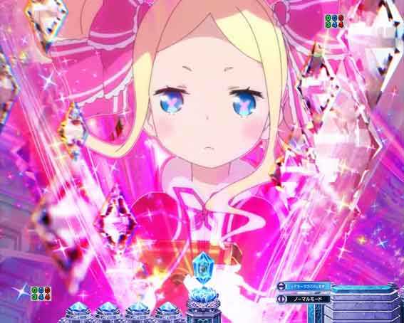 Reゼロ2 甘デジ　129　変動開始時キャラカットイン予告