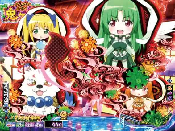 Pモモキュンソード速撃3000 ミニキャラステップアップ予告