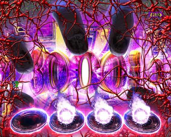 リング最恐領域　BURST図柄ドックン予告