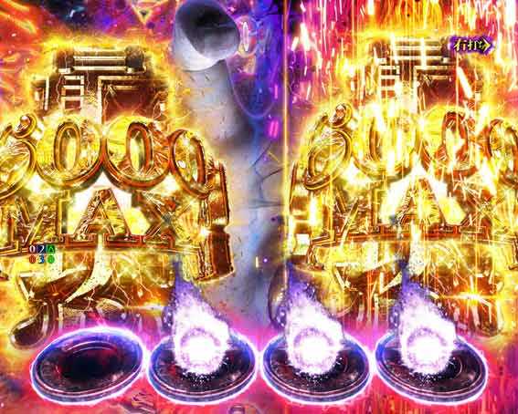 リング最恐領域　BURST図柄煽り予告