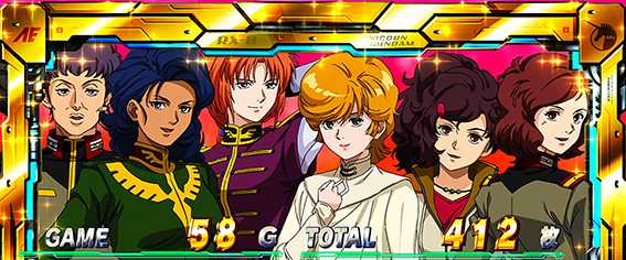 スマスロガンダムユニコーンのAT終了画面