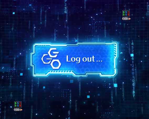 eガンゲイルオンライン　ログアウトフリーズ