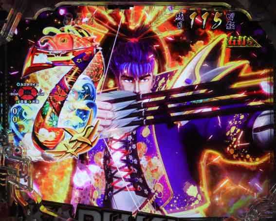 花の慶次　傾奇一転87ver　キャラテンパイ煽り演出