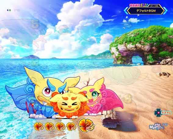 スーパー海物語IN沖縄6 Withえなこ　シーサー通過予告