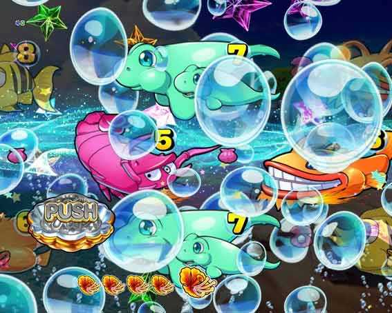 スーパー海物語IN沖縄6 Withえなこ　SPリーチ中ボタン予告